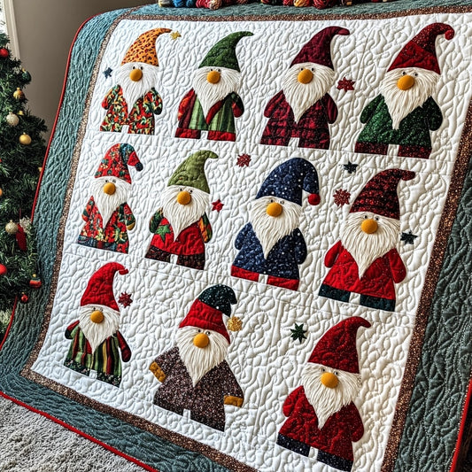 Christmas Gnome TAI260924068 Quilt Blanket