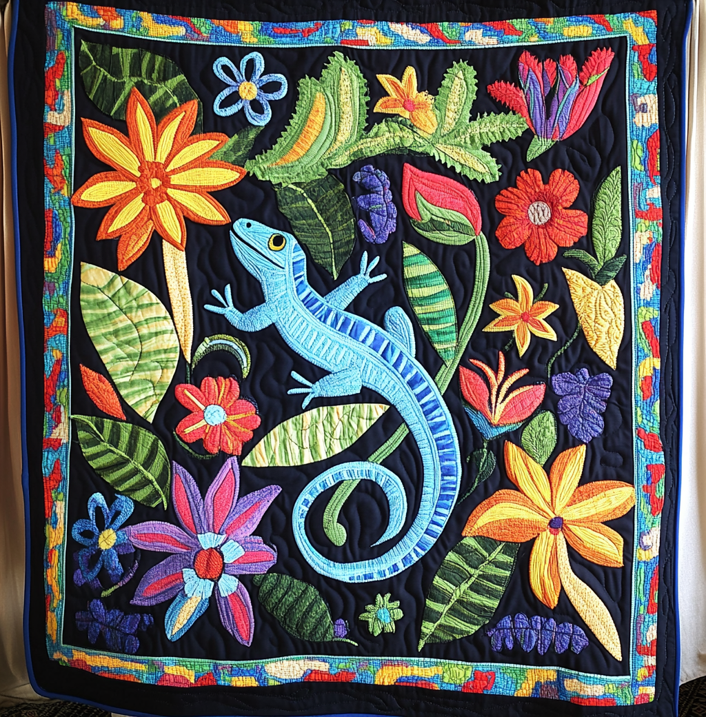 Lizard DAI190225054 Quilt Blanket