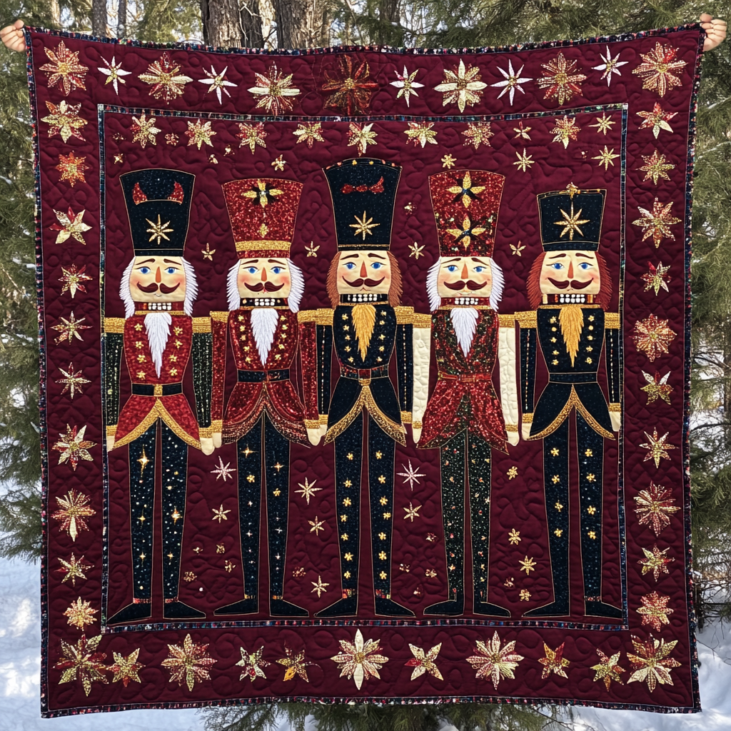 Christmas Nutcracker TAI091024104 Quilt Blanket