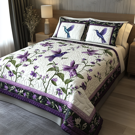 Hummingbird TAI111124156 Quilt Bedding Set