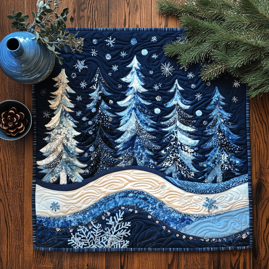 Winter Forest TAI111124293 Quilted Placemats