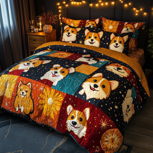 Corgi TAI181024356 Quilt Bedding Set