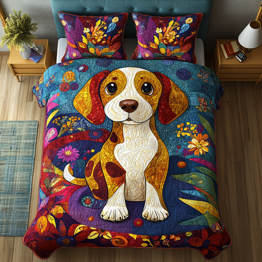 Beagle TAI181024296 Quilt Bedding Set