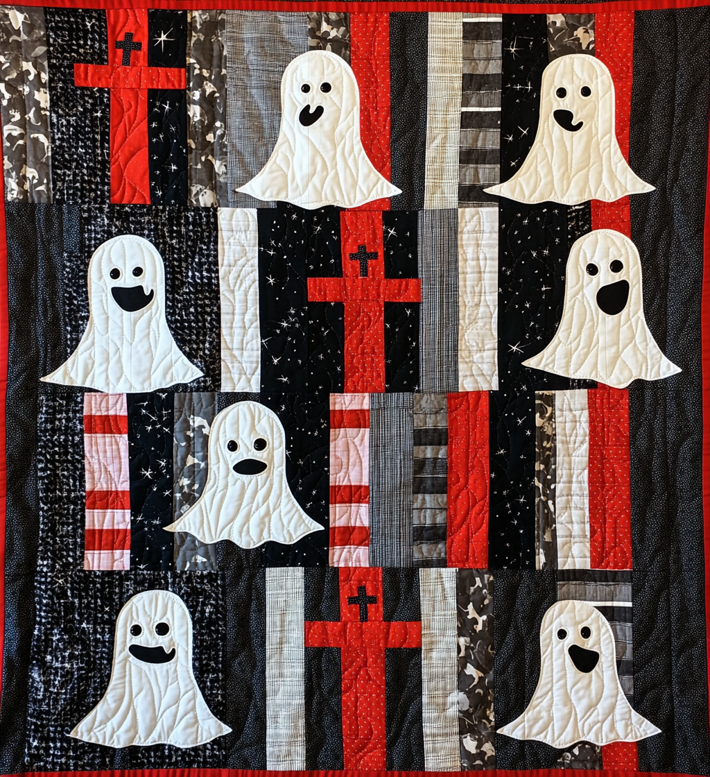 Ghost DAI281124106 Quilt Blanket