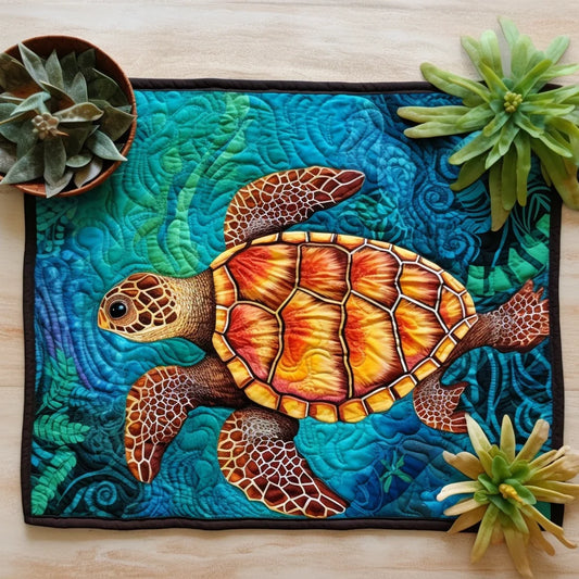 Sea Turtle TAI040124159 Quilted Placemats