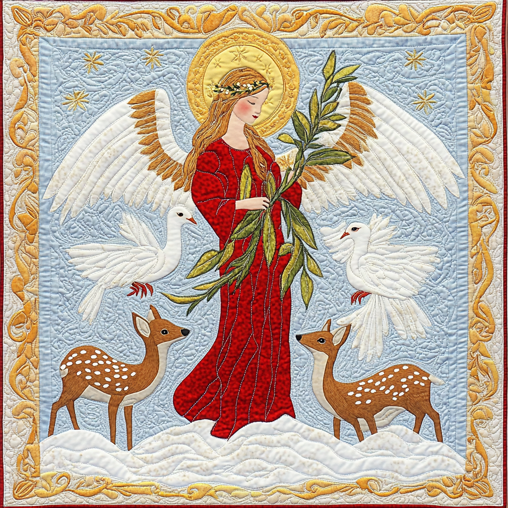 Christmas Angel DAI231124076 Quilt Blanket