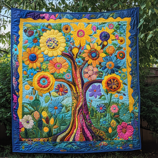 Hippie Tree Of Life DAI110225066 Quilt Blanket