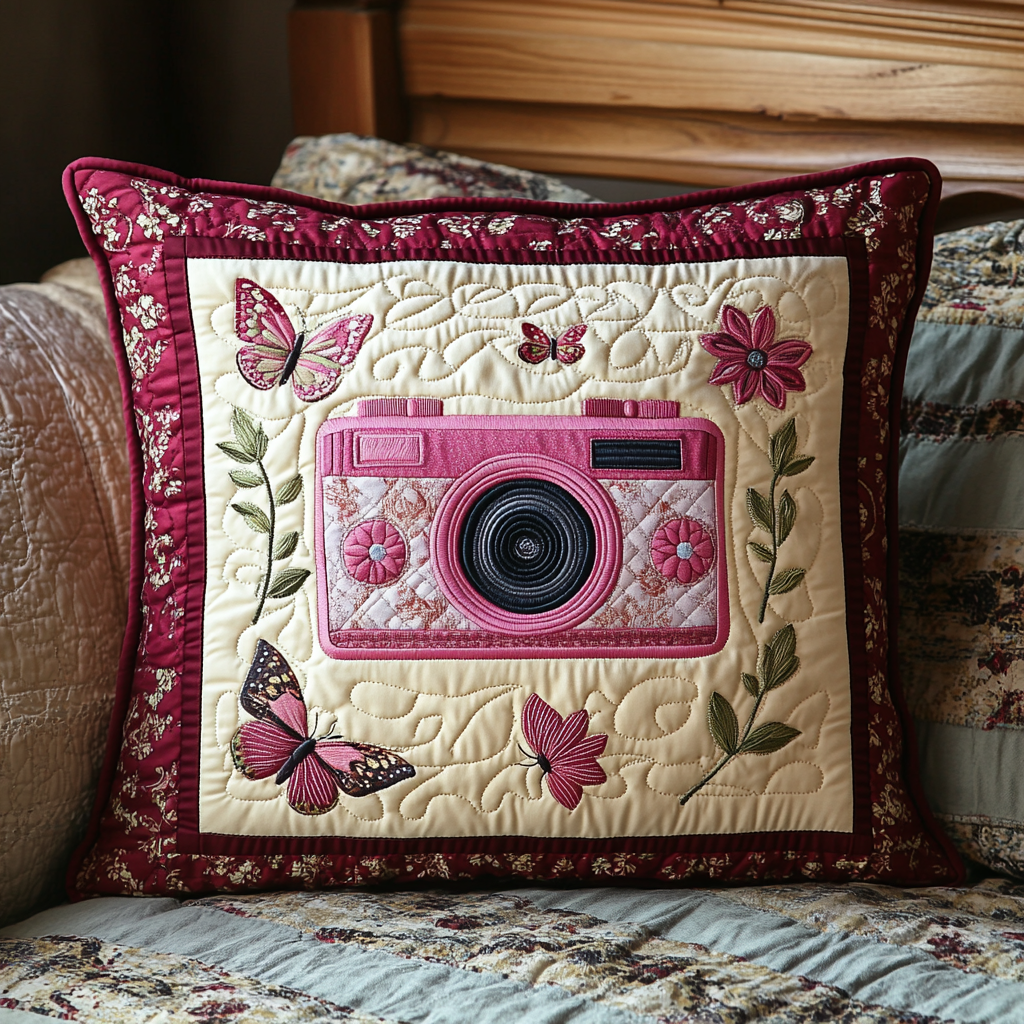 Camera DAI150125108 Quilted Pillow Case