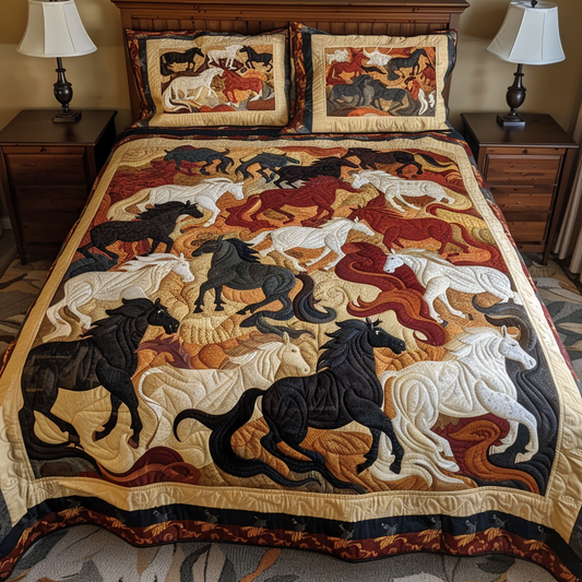 Horse TAI040624056 Quilt Bedding Set