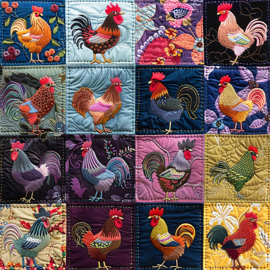 Chicken TAI030524015 Quilt Blanket