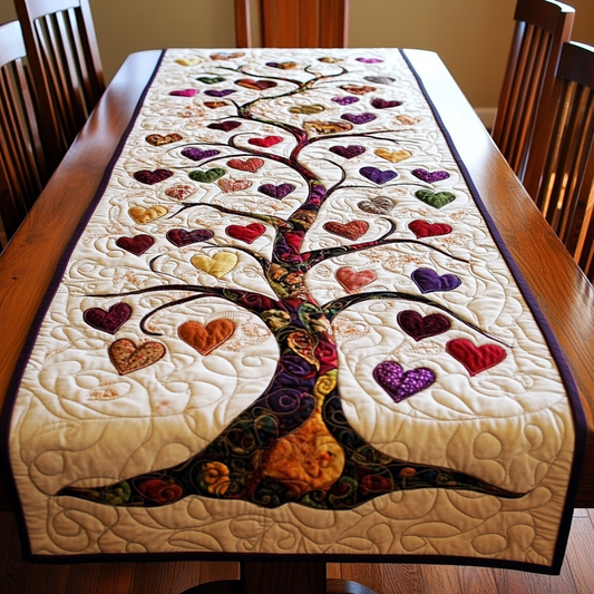 Tree Of Hearts DAI301224287 Quilted Table Runner