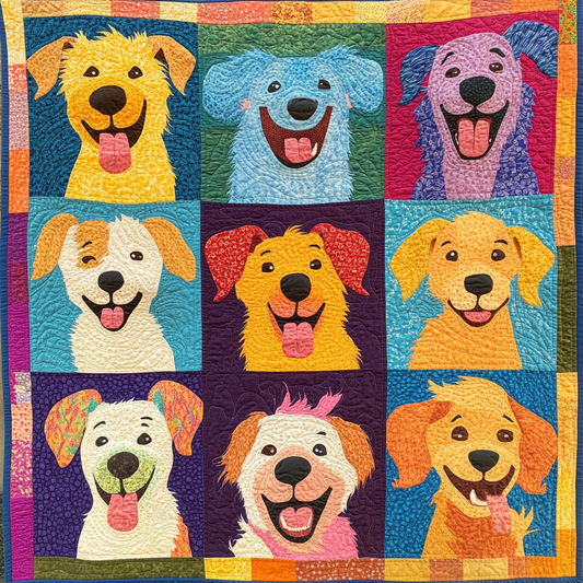 Dogs DAI070824088 Quilt Blanket