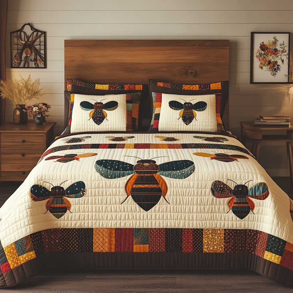 Bee DAI280824209 Quilt Bedding Set