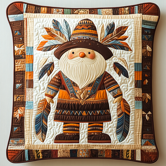 Native American Gnome DAI171224148 Quilted Pillow Case