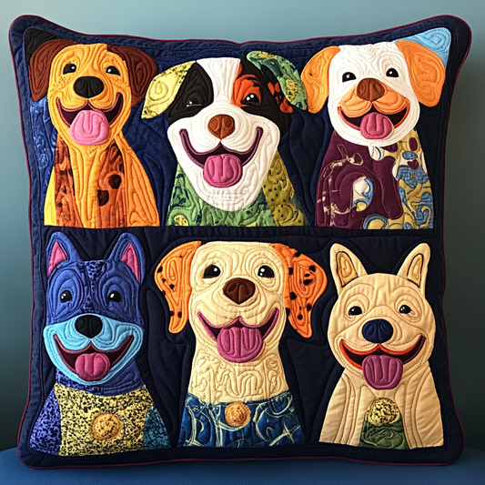 Dog DAI230924095 Quilted Pillow Case