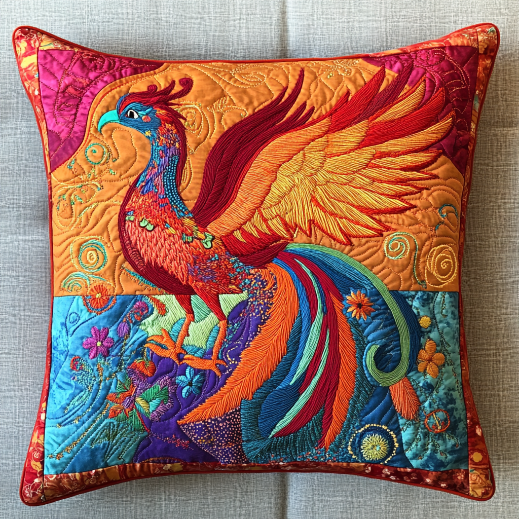 Phoenix DAI101224111 Quilted Pillow Case