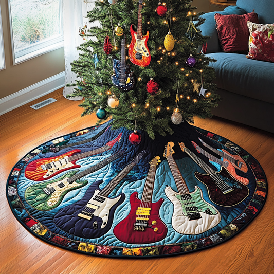 Guitar TAI041024166 Quilted Tree Skirt