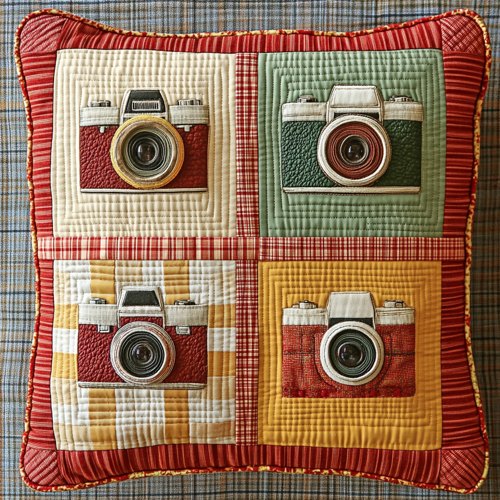 Camera DAI150125106 Quilted Pillow Case