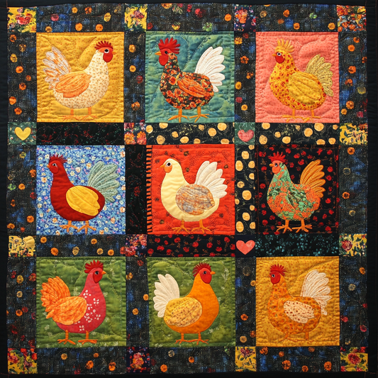 Chicken DAI130824015 Quilt Blanket