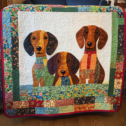 Dachshund DAI190824078 Quilt Blanket