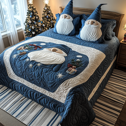 Christmas Gnome TAI141124046 Quilt Bedding Set