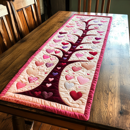 Tree Of Hearts DAI200125327 Quilted Table Runner