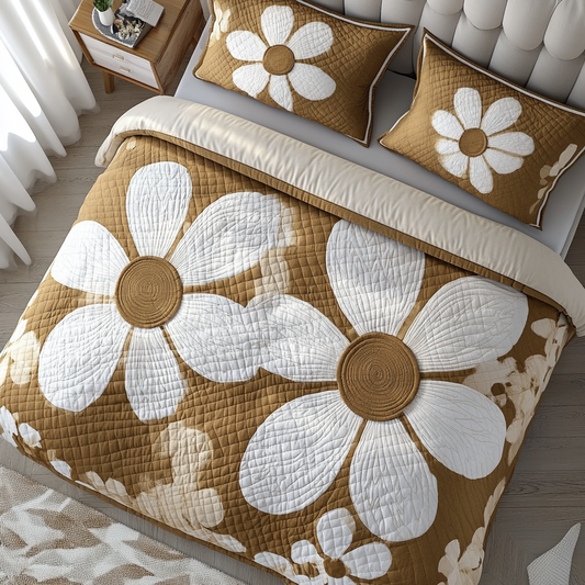 Flower TAI181024306 Quilt Bedding Set