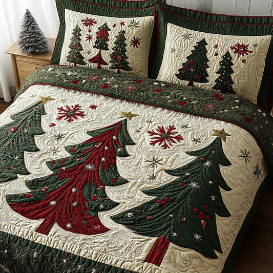 Christmas Tree TAI141124212 Quilt Bedding Set