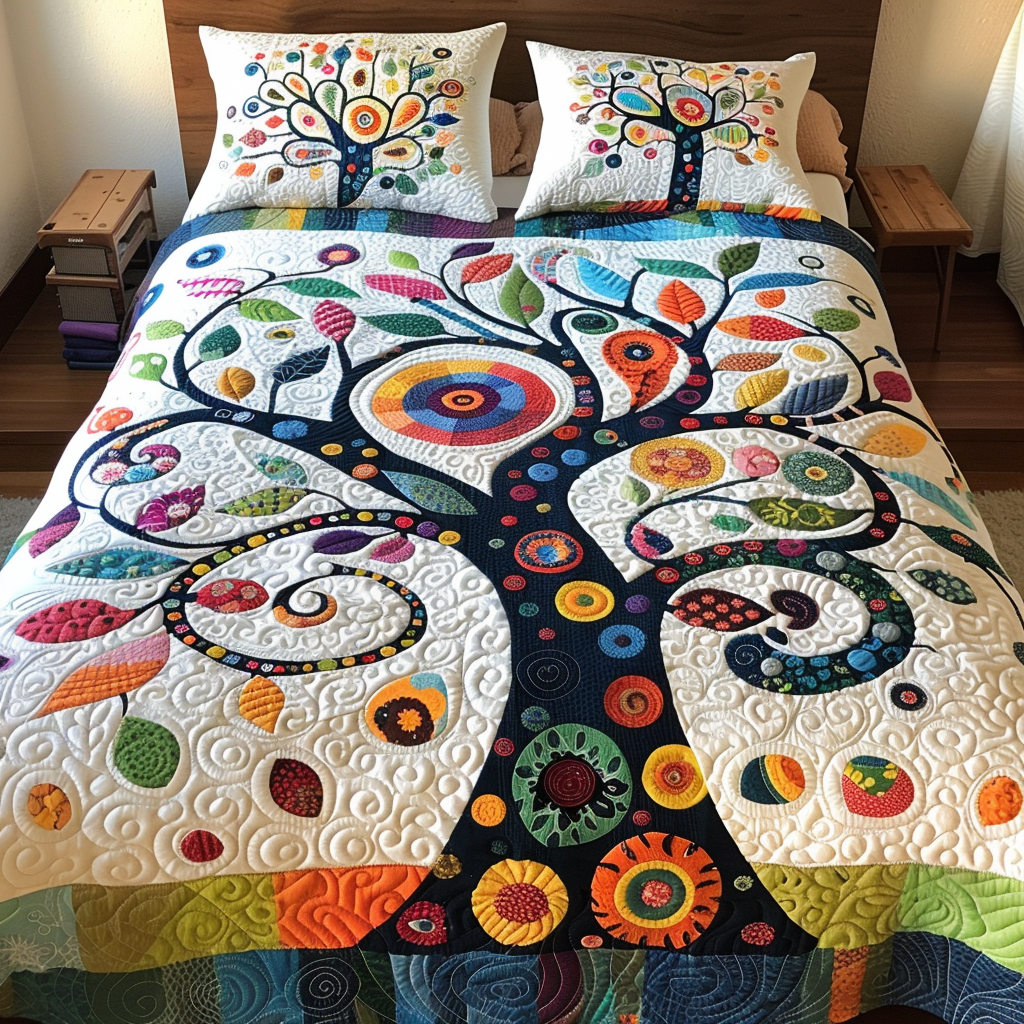 Tree Of Life TAI170724051 Quilt Bedding Set