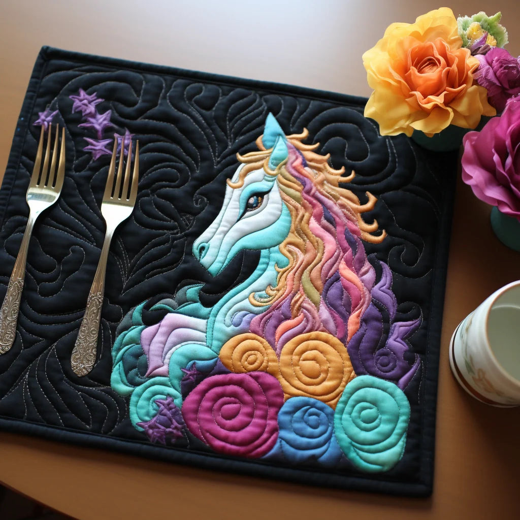 Unicorn TAI040124171 Quilted Placemats