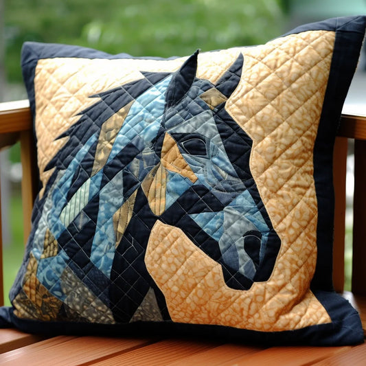 Horse TAI020324228 Quilted Pillow Case