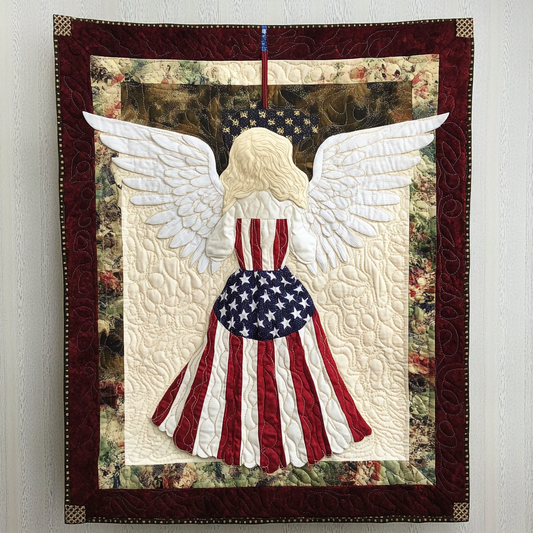 Partriotic Angel DAI231124083 Quilt Blanket