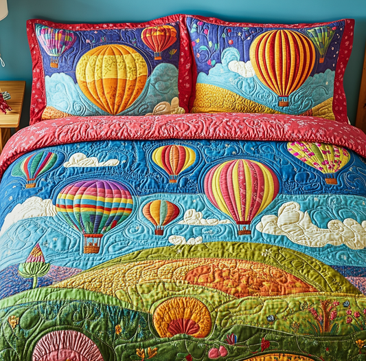 Hot Air Balloon DAI110225239 Quilt Bedding Set