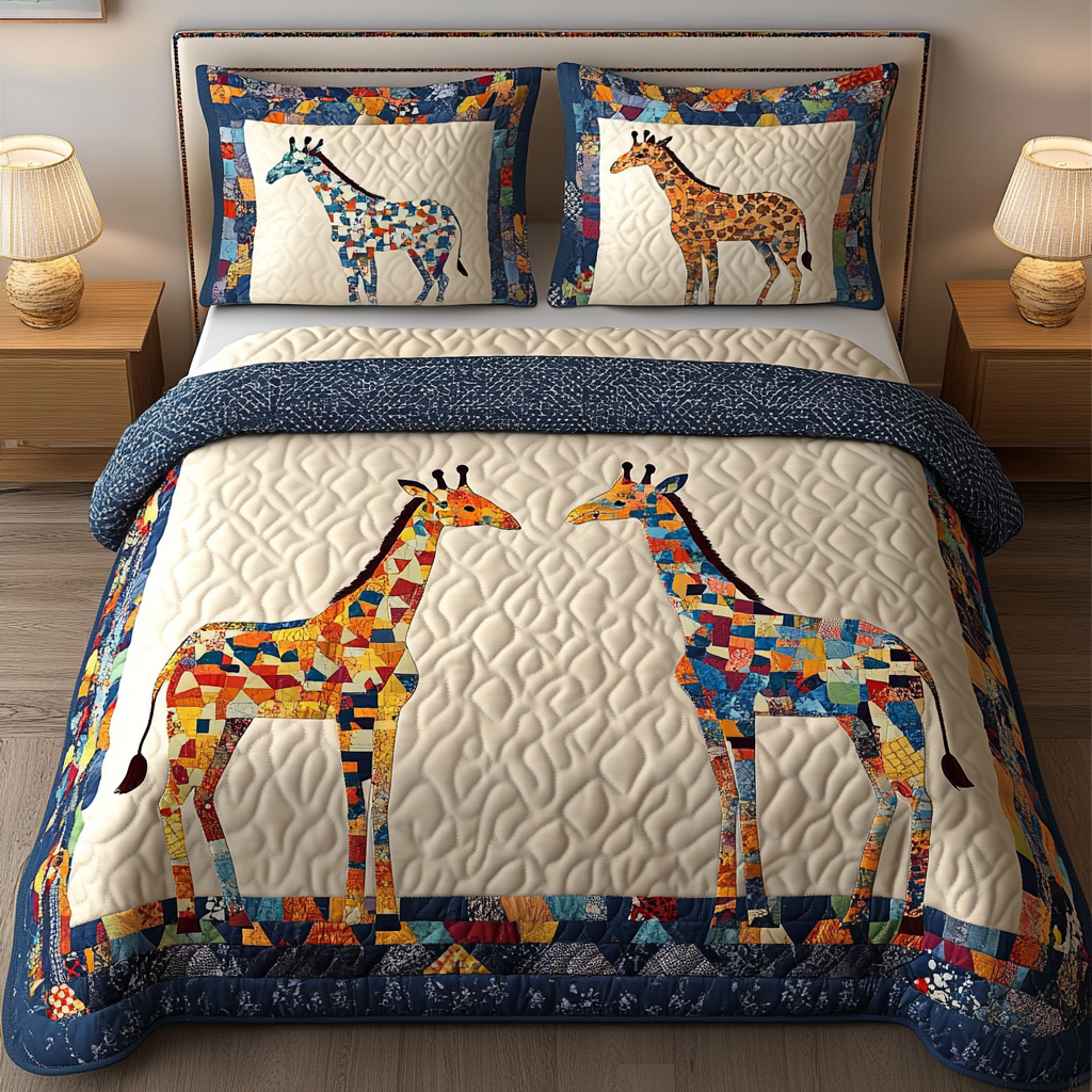 Giraffe DAI281124145 Quilt Bedding Set