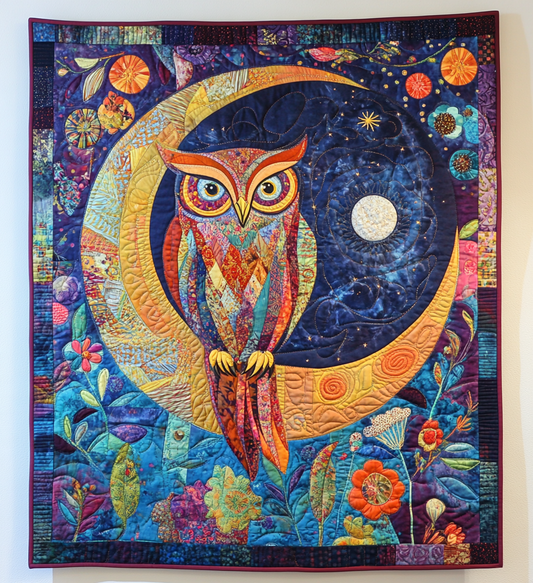 Celestial Owl DAI301224039 Quilt Blanket