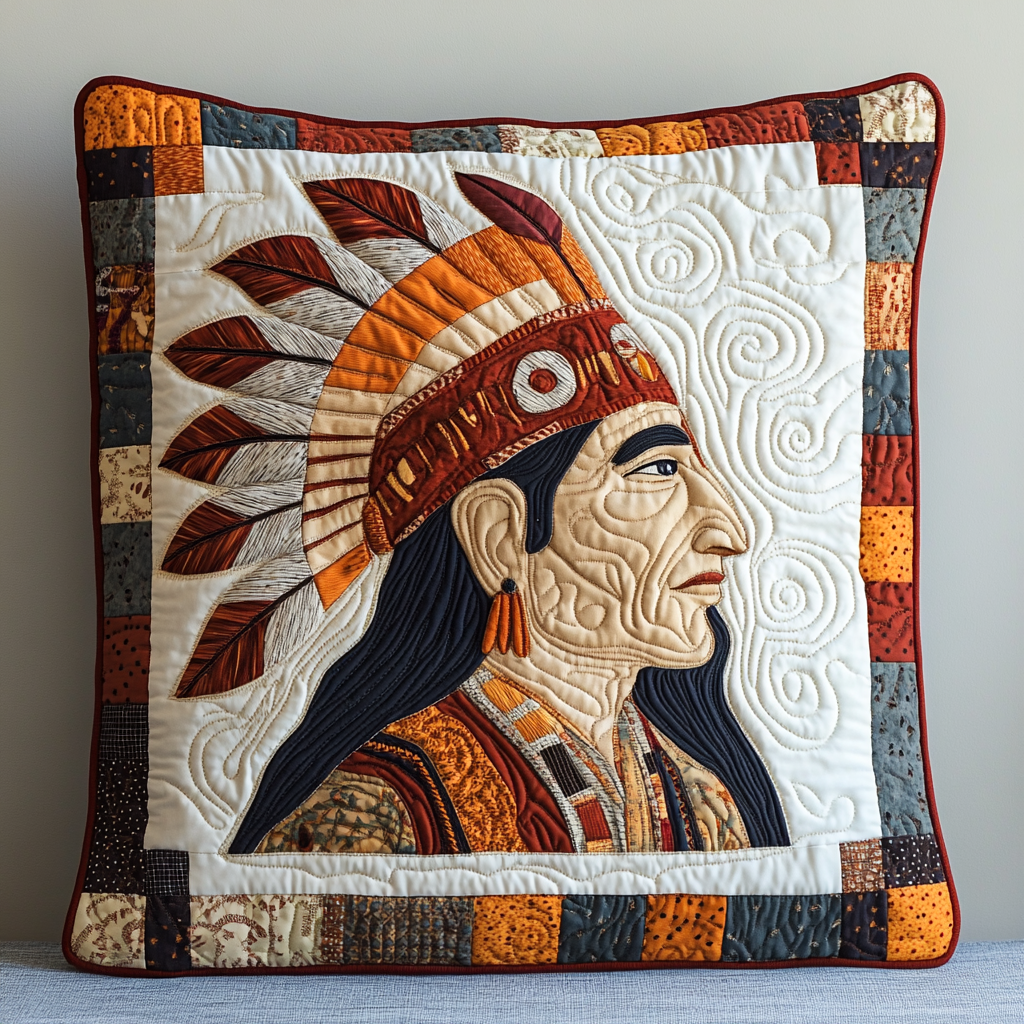 Native American DAI171224144 Quilted Pillow Case