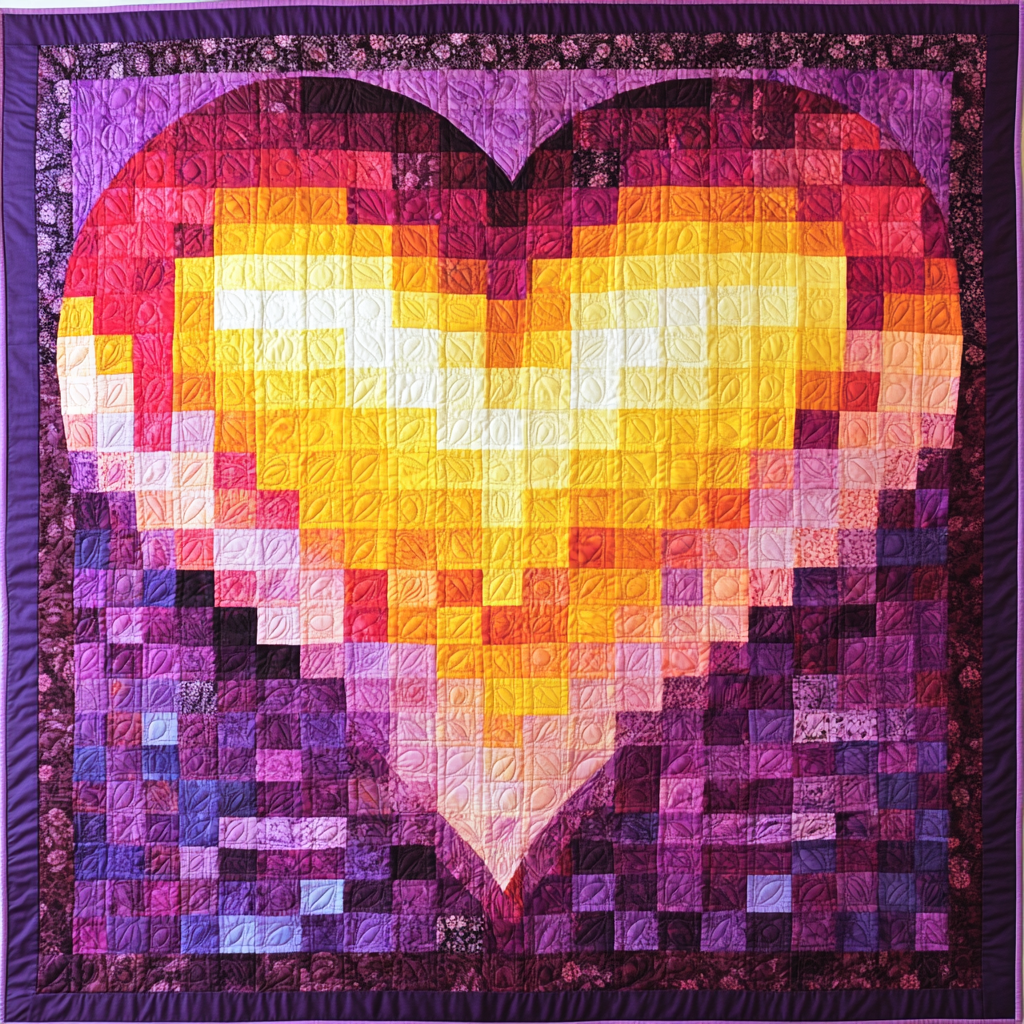 Heart DAI130824088 Quilt Blanket