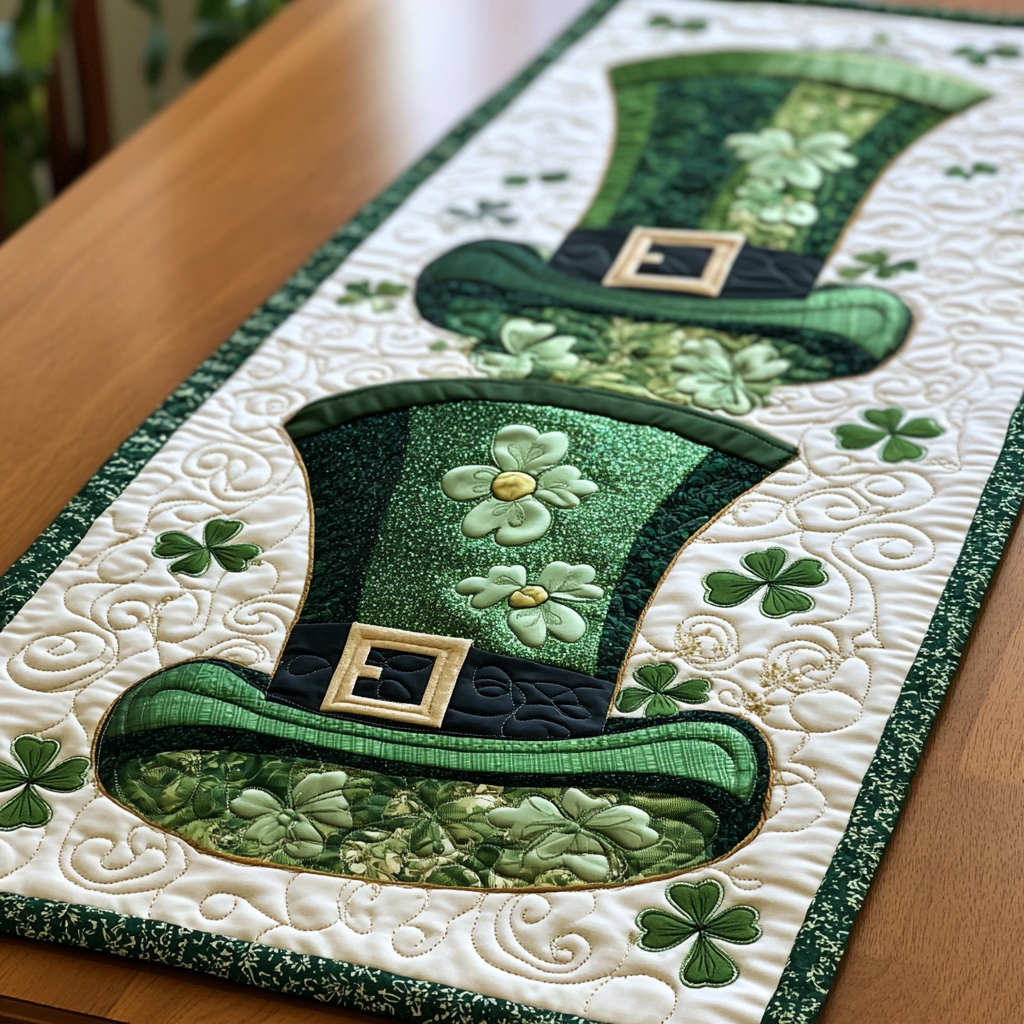 St Patrick's Day DAI051224167 Quilted Table Runner