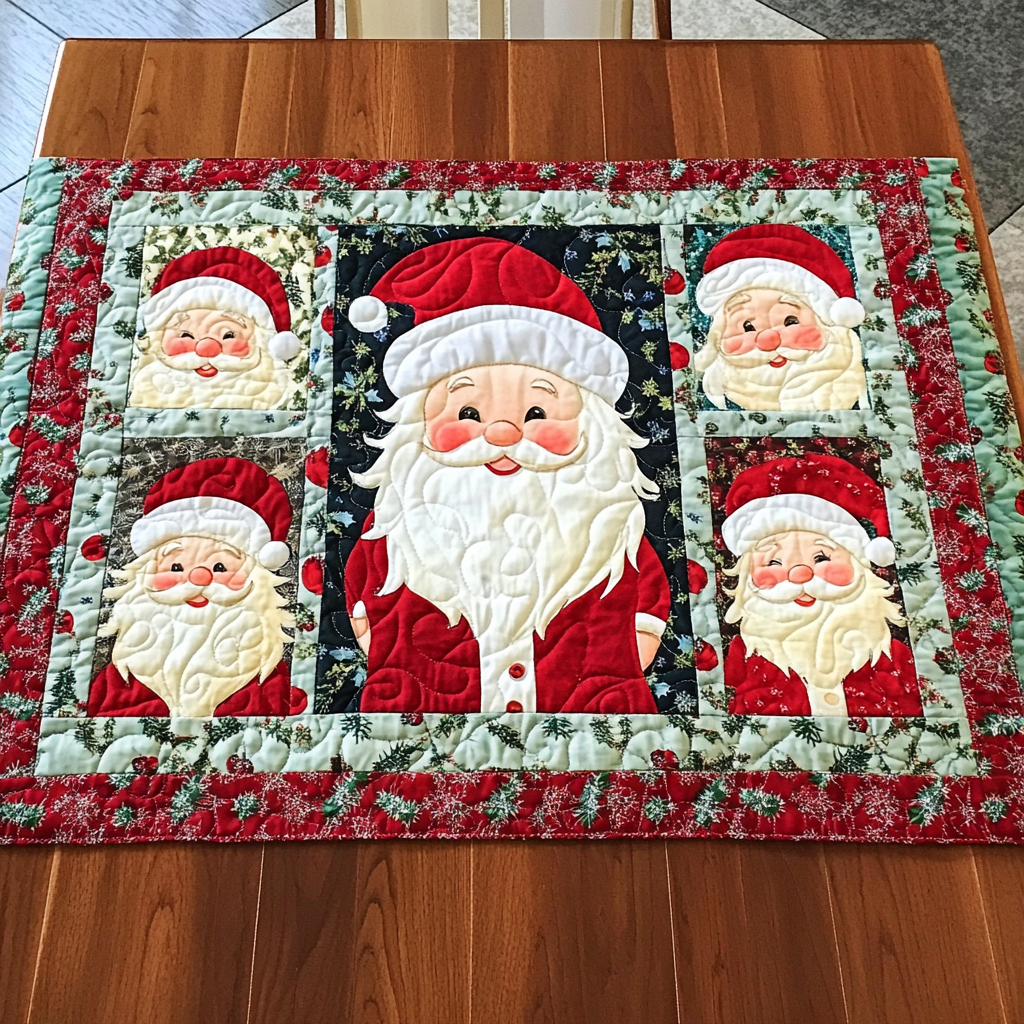 Christmas Santa TAI040924426 Quilted Placemats