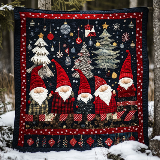 Christmas Gnome TAI260924114 Quilt Blanket