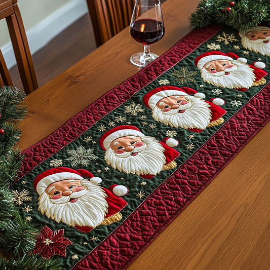 Christmas Santa TAI111124306 Quilted Table Runner