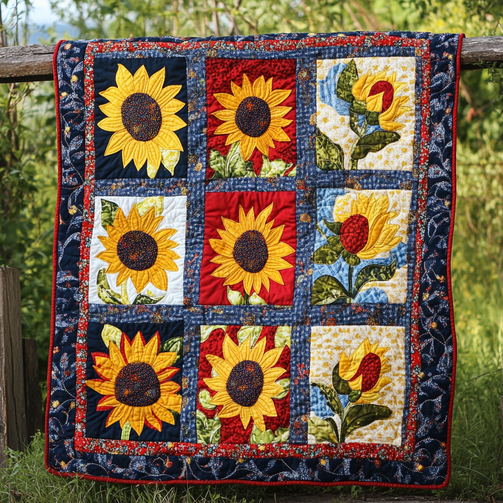 Sunflower DAI190824053 Quilt Blanket