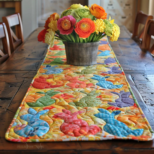 Rabbit TAI020324022 Quilted Table Runner