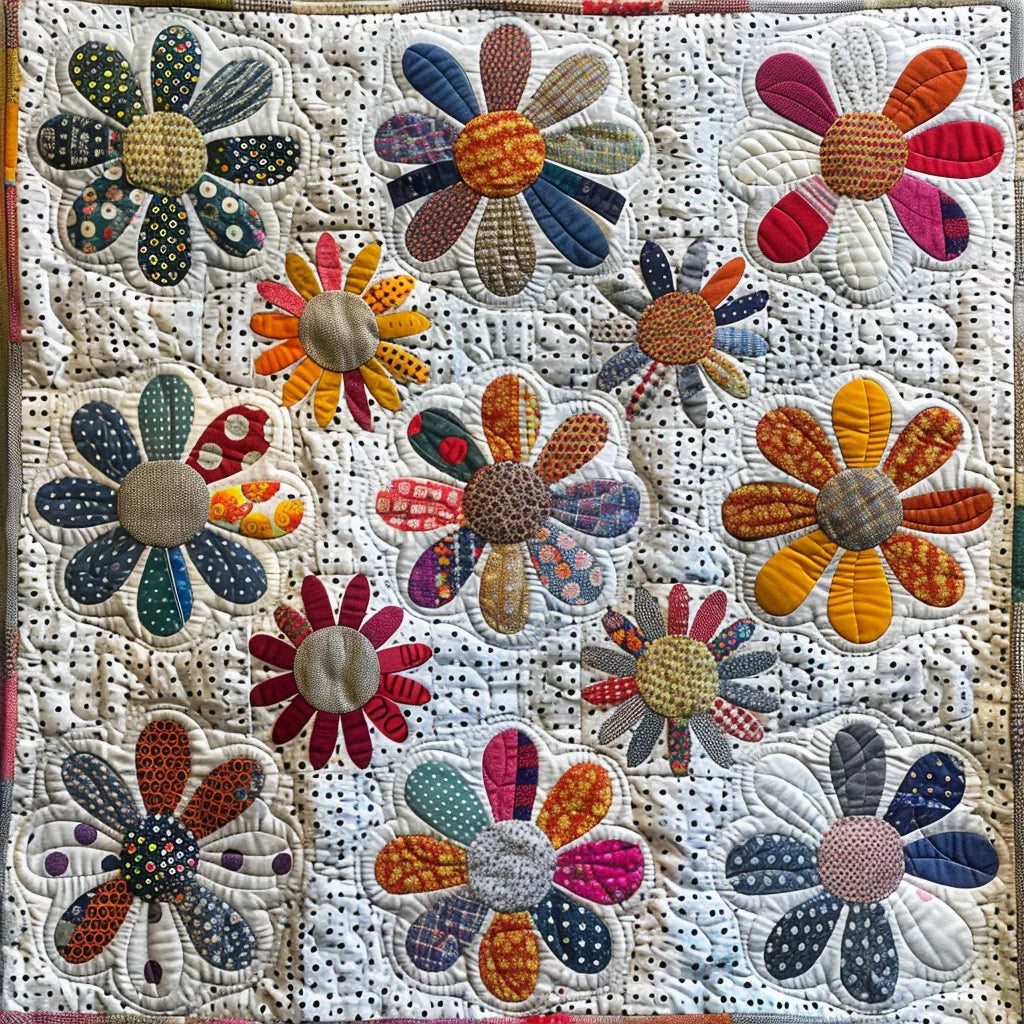 Daisy Flower TAI030524065 Quilt Blanket