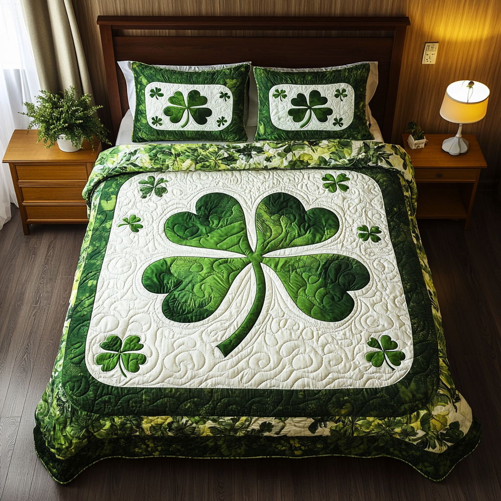 Clover DAI280824139 Quilt Bedding Set