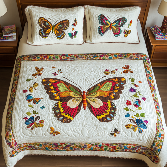 Butterfly TAI080824083 Quilt Bedding Set