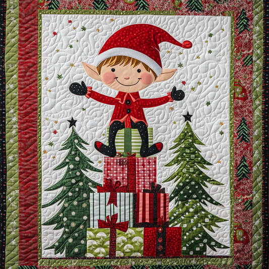 Christmas Elf DAI201124418 Quilt Blanket