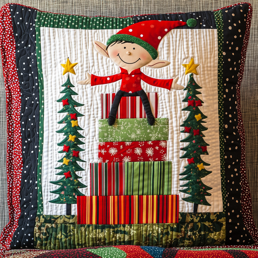 Christmas Elf DAI201124474 Quilted Pillow Case