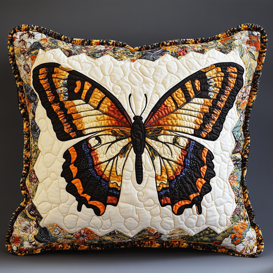 Butterfly TAI130824137 Quilted Pillow Case