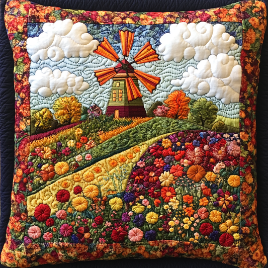 Windmill Field DAI301224127 Quilted Pillow Case